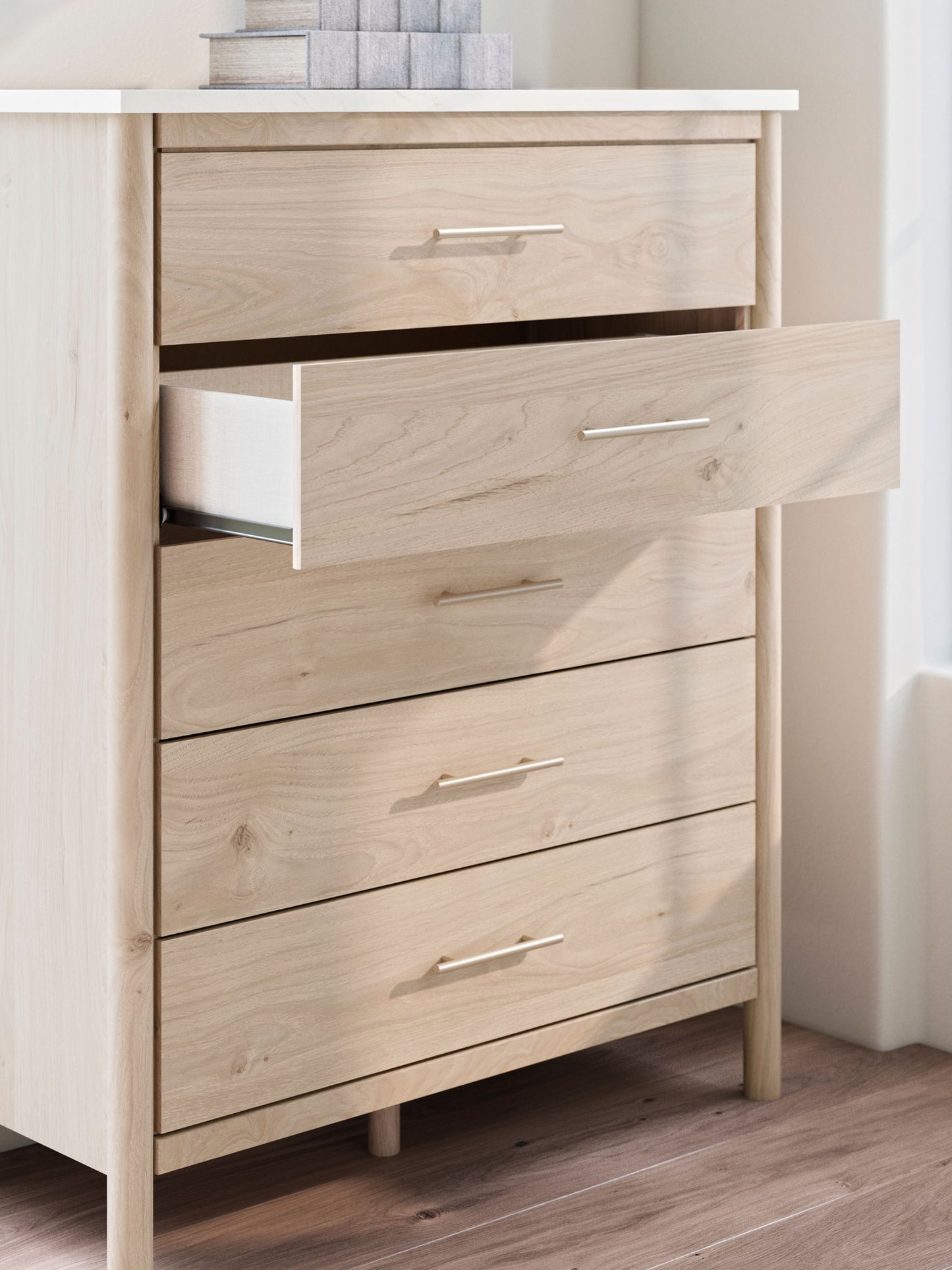 Cadmori - Five Drawer Wide Chest - Hornell Furniture Outlet