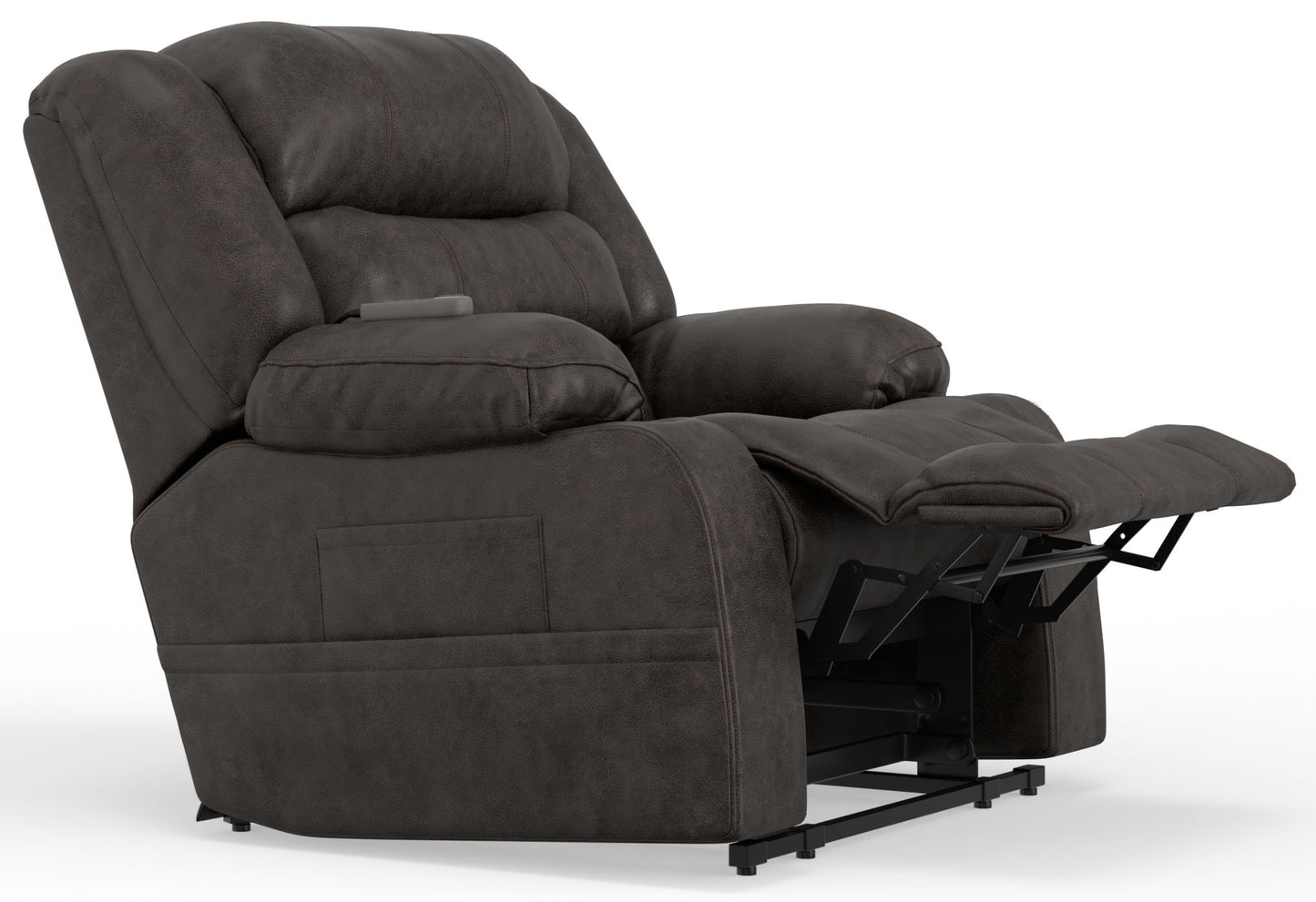 Tucker - Power Lift Recliner With Heat & Massage - Steel - Hornell Furniture Outlet