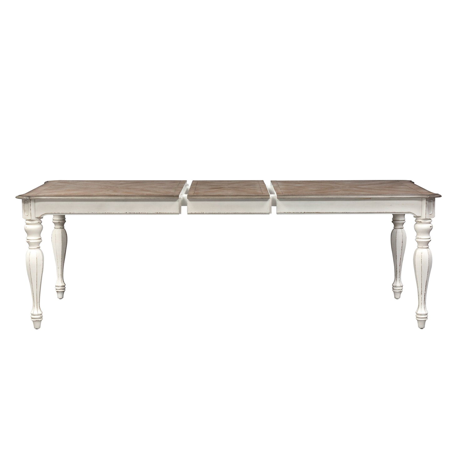 Magnolia Manor - Rectangular Leg Dining Table - White - Hornell Furniture Outlet