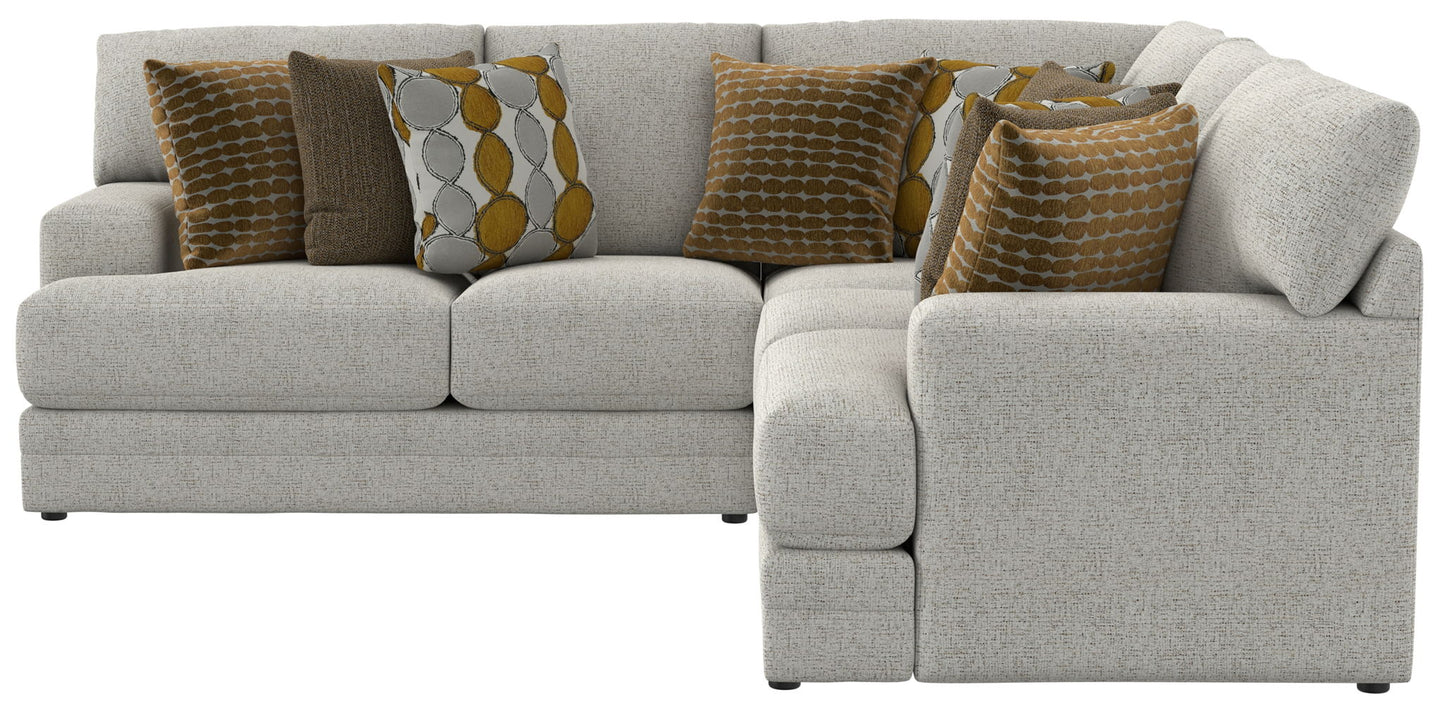 Tori - Sectional With Comfort Coil Seating And Accent Pillows Included - Hornell Furniture Outlet