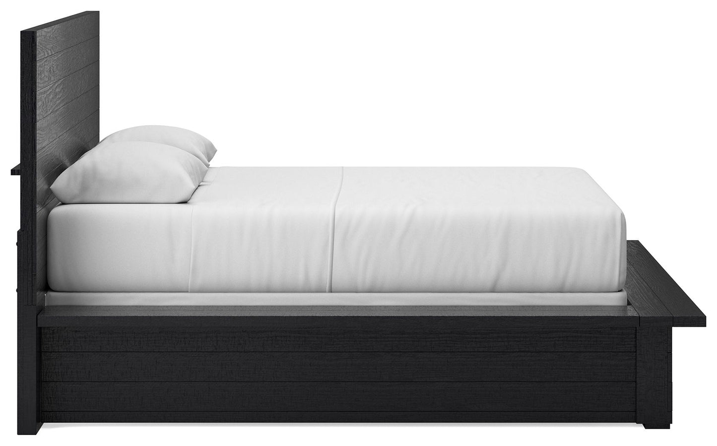 Londer - Black - Queen Panel Bed - Hornell Furniture Outlet
