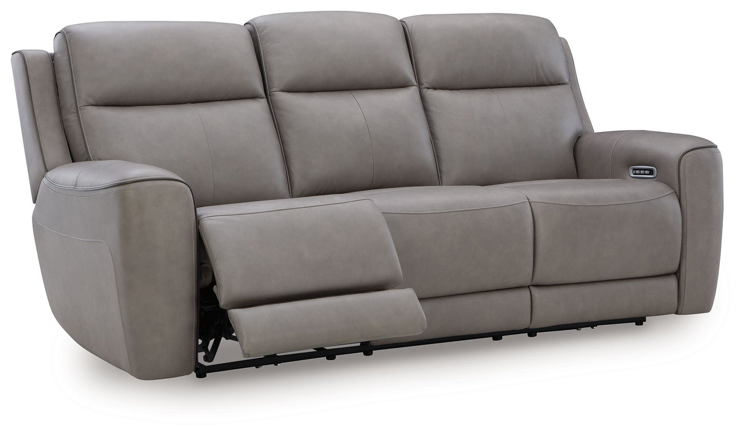 5Z - Comfort - Relaxation - Power Reclining Sofa With Adj Headrest - Hornell Furniture Outlet