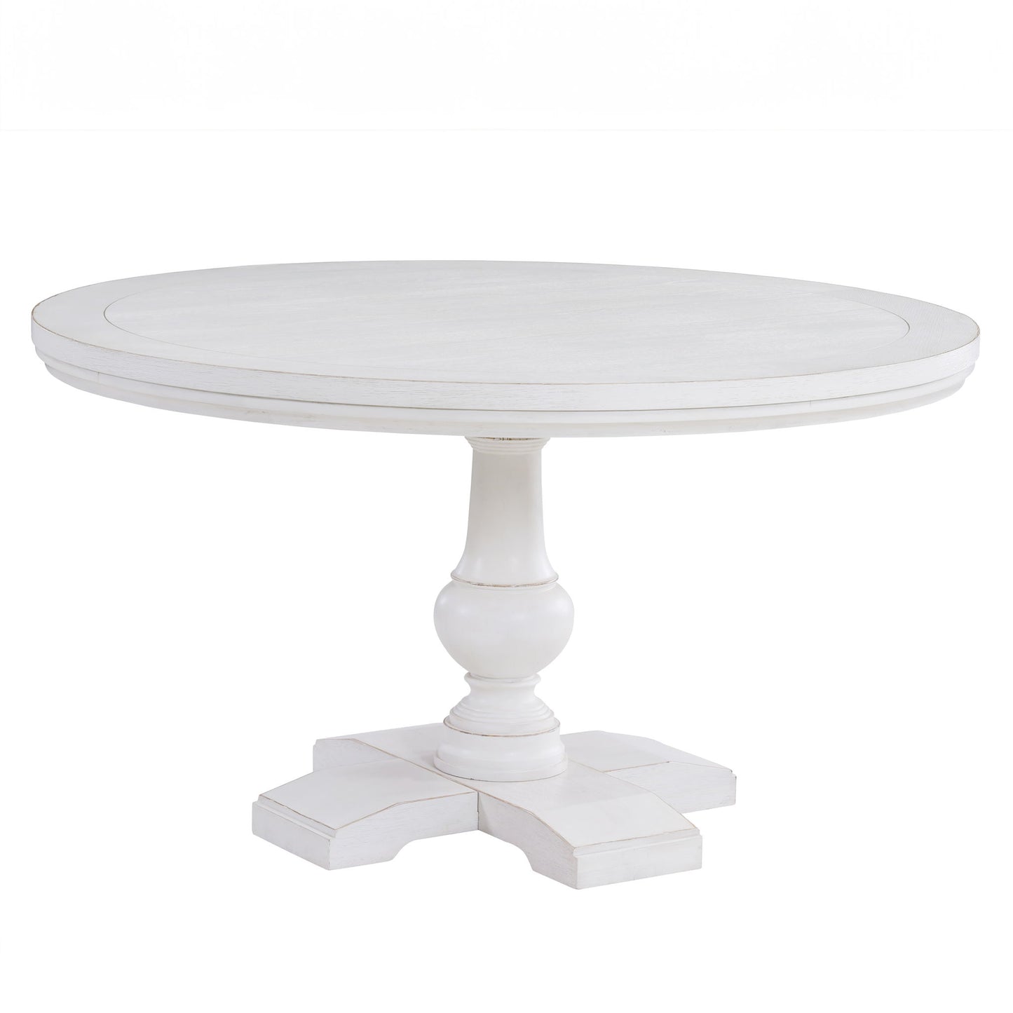 Warren - 54" Round Dining Table - White - Hornell Furniture Outlet