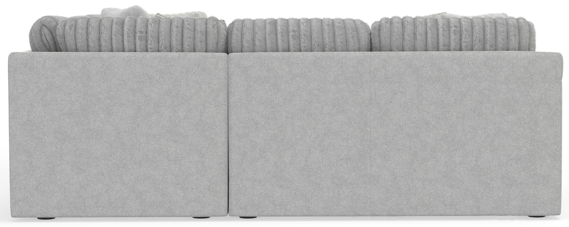 Logan - Upholstered Sectional With Comfort Coil Seating And Accent Pillows Included - Hornell Furniture Outlet