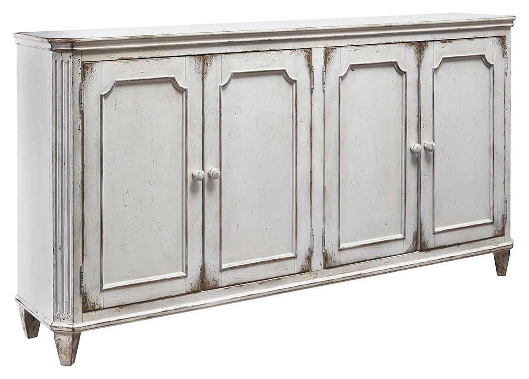 Mirimyn - Antique White - Accent Cabinet - Hornell Furniture Outlet