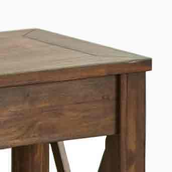 Lenka - Sofa Table - Brown - Hornell Furniture Outlet