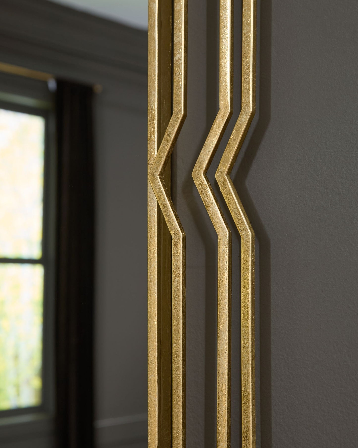 Claybrook - Gold Finish - Accent Mirror - Hornell Furniture Outlet