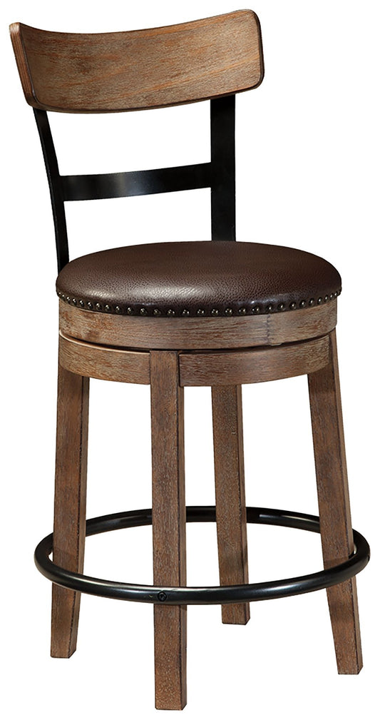 Pinnadel - Swivel Barstool - Hornell Furniture Outlet