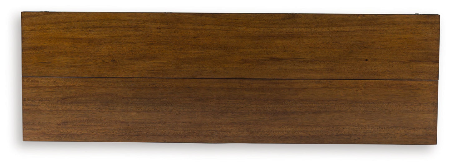 Sturlayne - Brown - Flip Top Sofa Table - Hornell Furniture Outlet