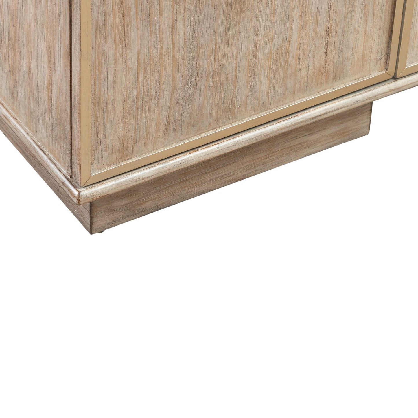 Terrace - 4 Door Accent Cabinet - Gray - Hornell Furniture Outlet