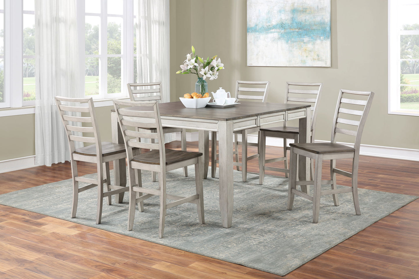 Abacus - Counter Dining Set - Hornell Furniture Outlet