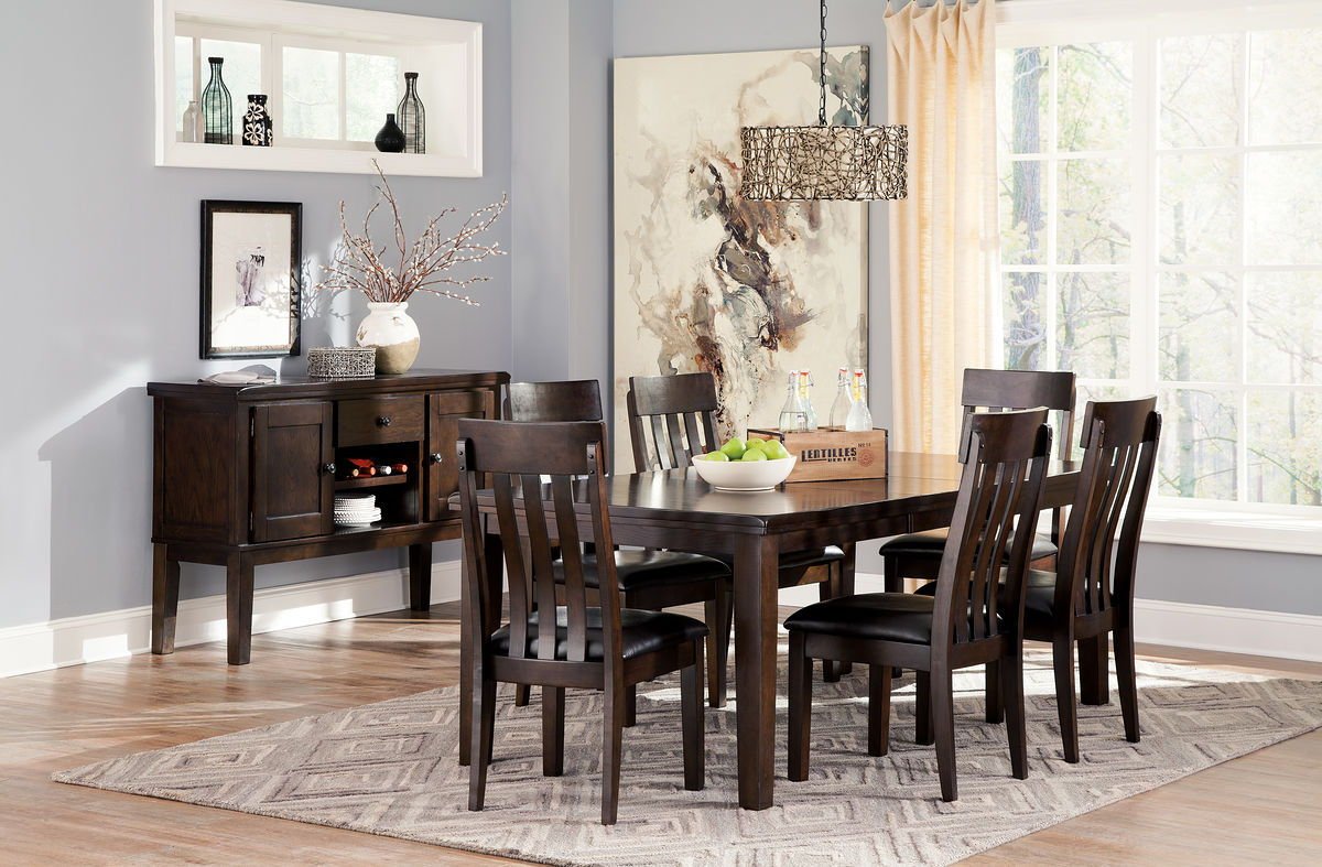 Haddigan - Dining Table With Side Chairs - Hornell Furniture Outlet