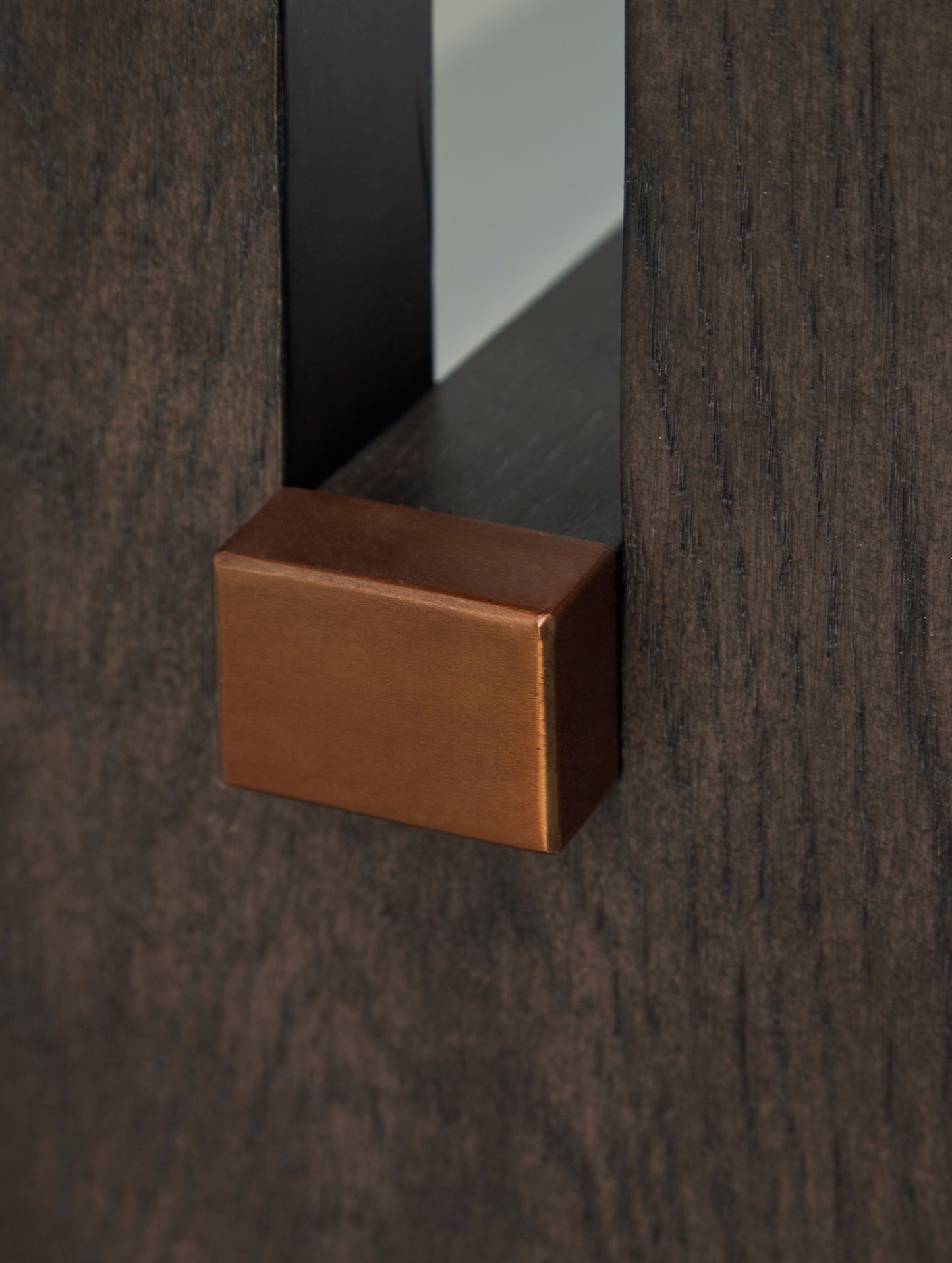 Burkhaus - White / Dark Brown - Sofa Table - Hornell Furniture Outlet