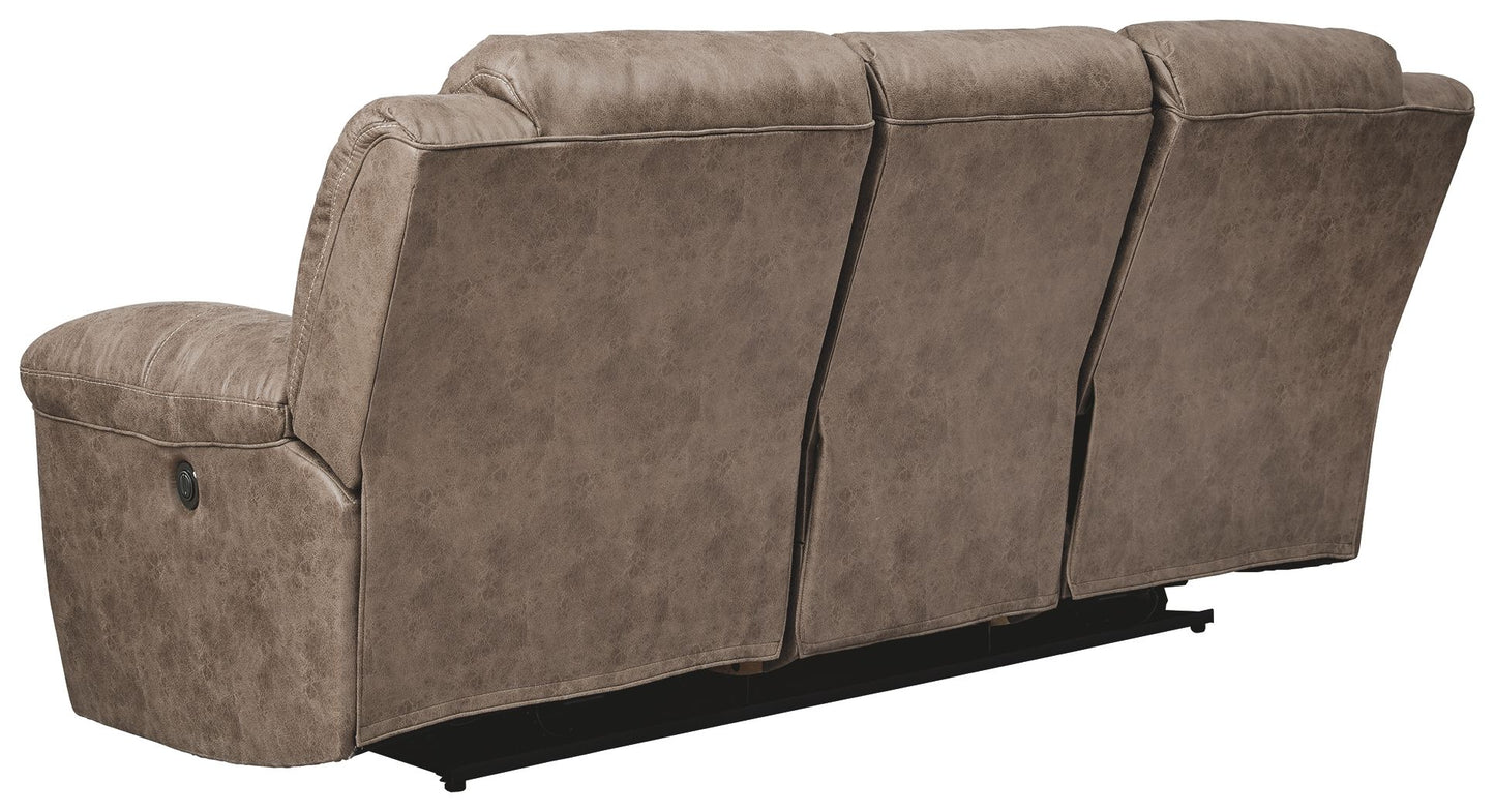 Stoneland - Power Reclining Sofa - Hornell Furniture Outlet