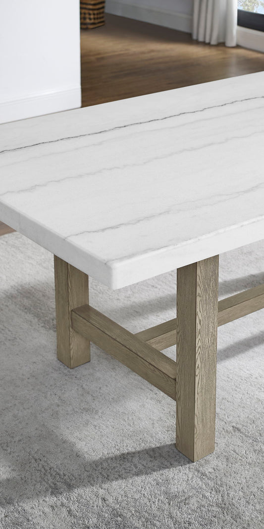 Carena - Rectangular Table - White - Hornell Furniture Outlet