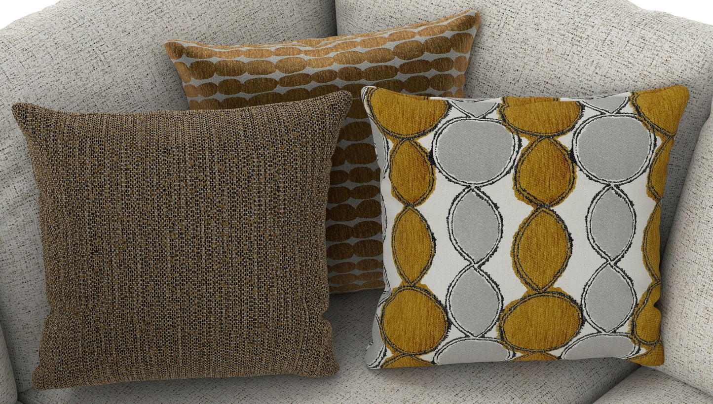 Tori - Sectional With Comfort Coil Seating, Cocktail Ottoman And Accent Pillows Included - Hornell Furniture Outlet