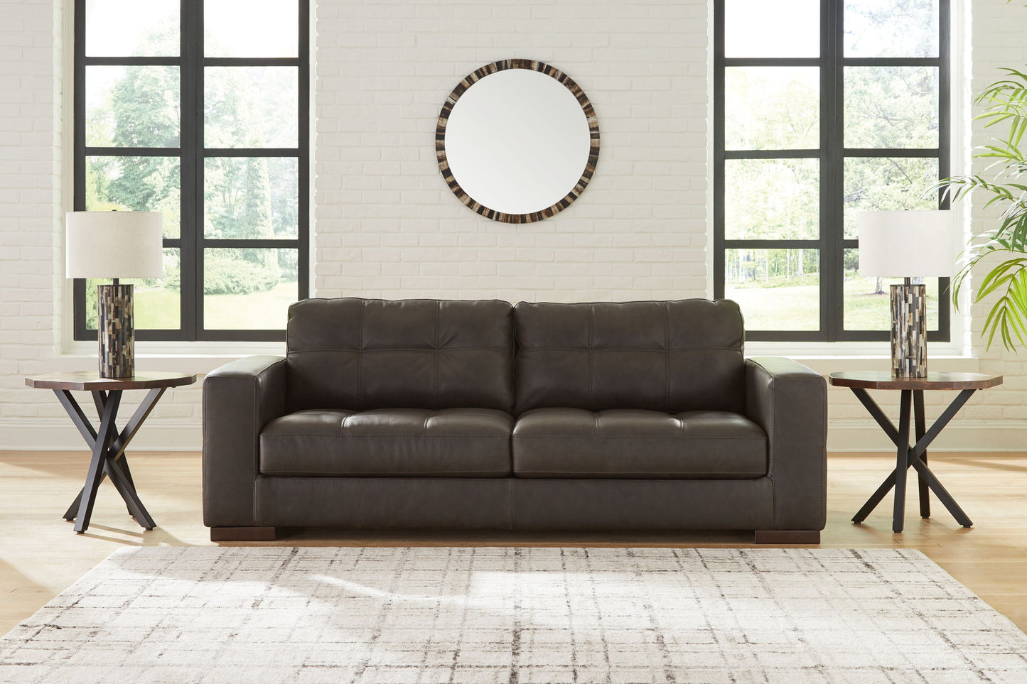 Luigi - Thunder - Sofa - Hornell Furniture Outlet
