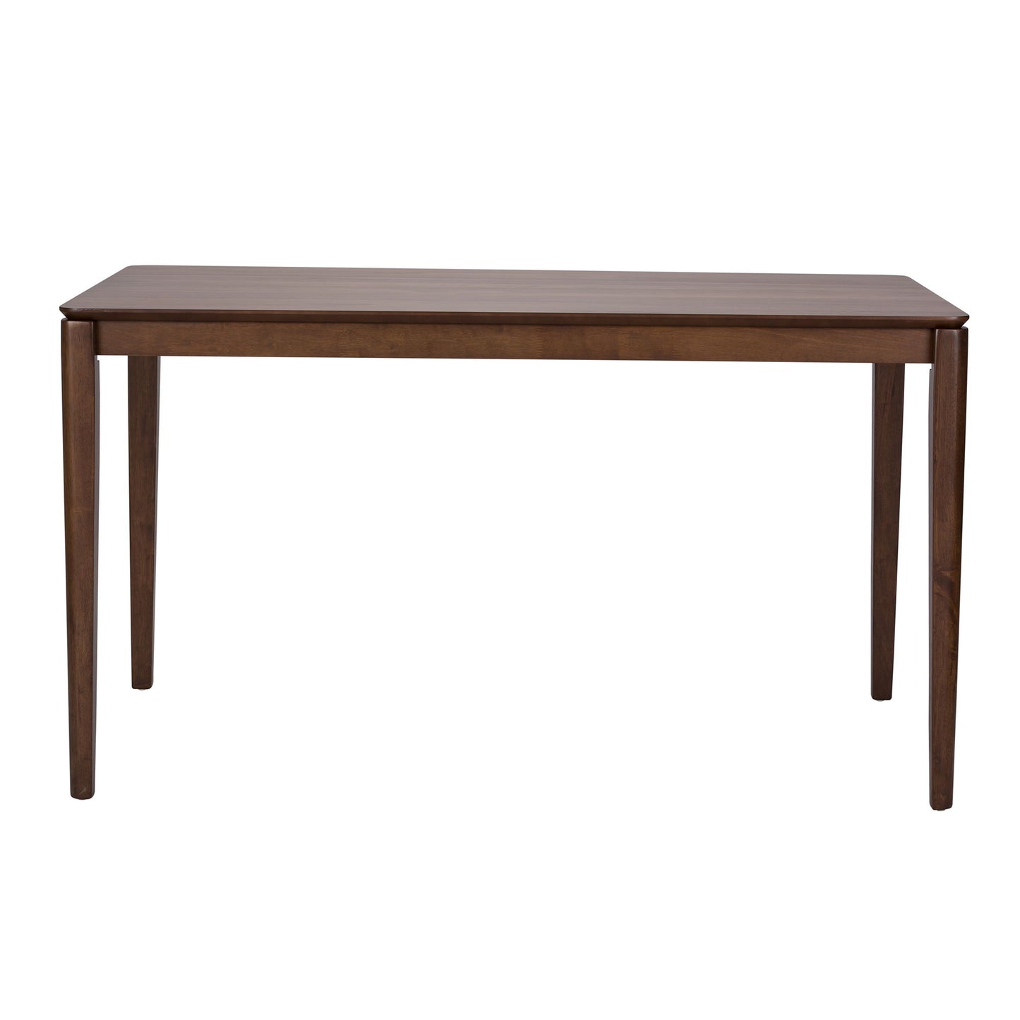 Space Savers - Rectangular Leg Table - Dark Brown - Hornell Furniture Outlet