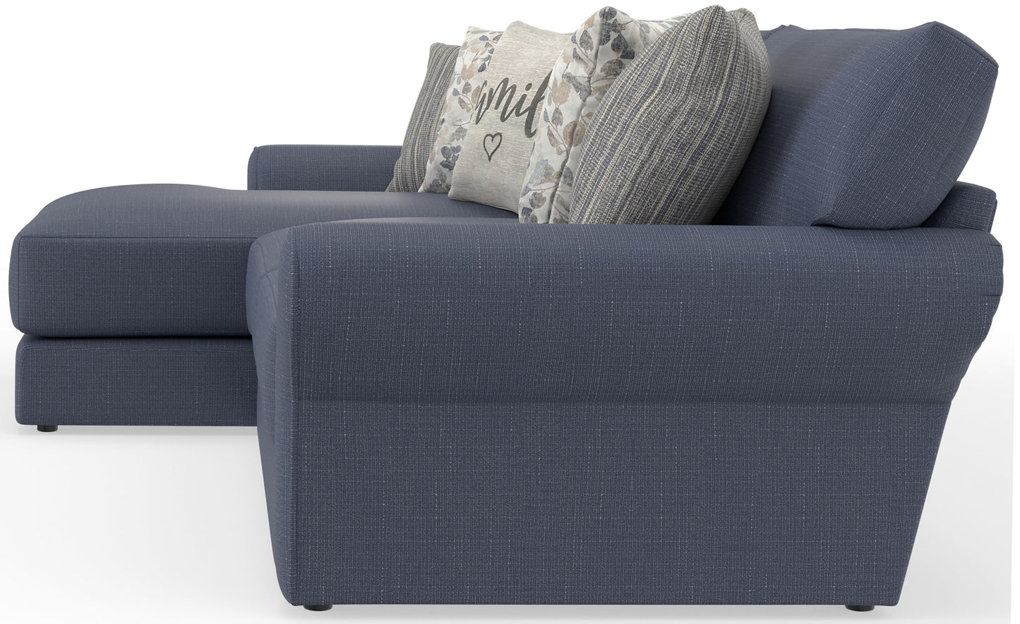 Cape May - Sofa Chaise With Comfort Coil Seating And 5 Accent Pillows Included - Hornell Furniture Outlet