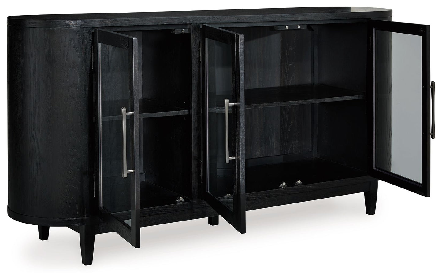 Rowanbeck - Black - Dining Room Server - Hornell Furniture Outlet