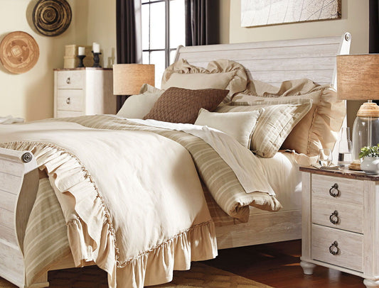 Willowton - Bed - Hornell Furniture Outlet