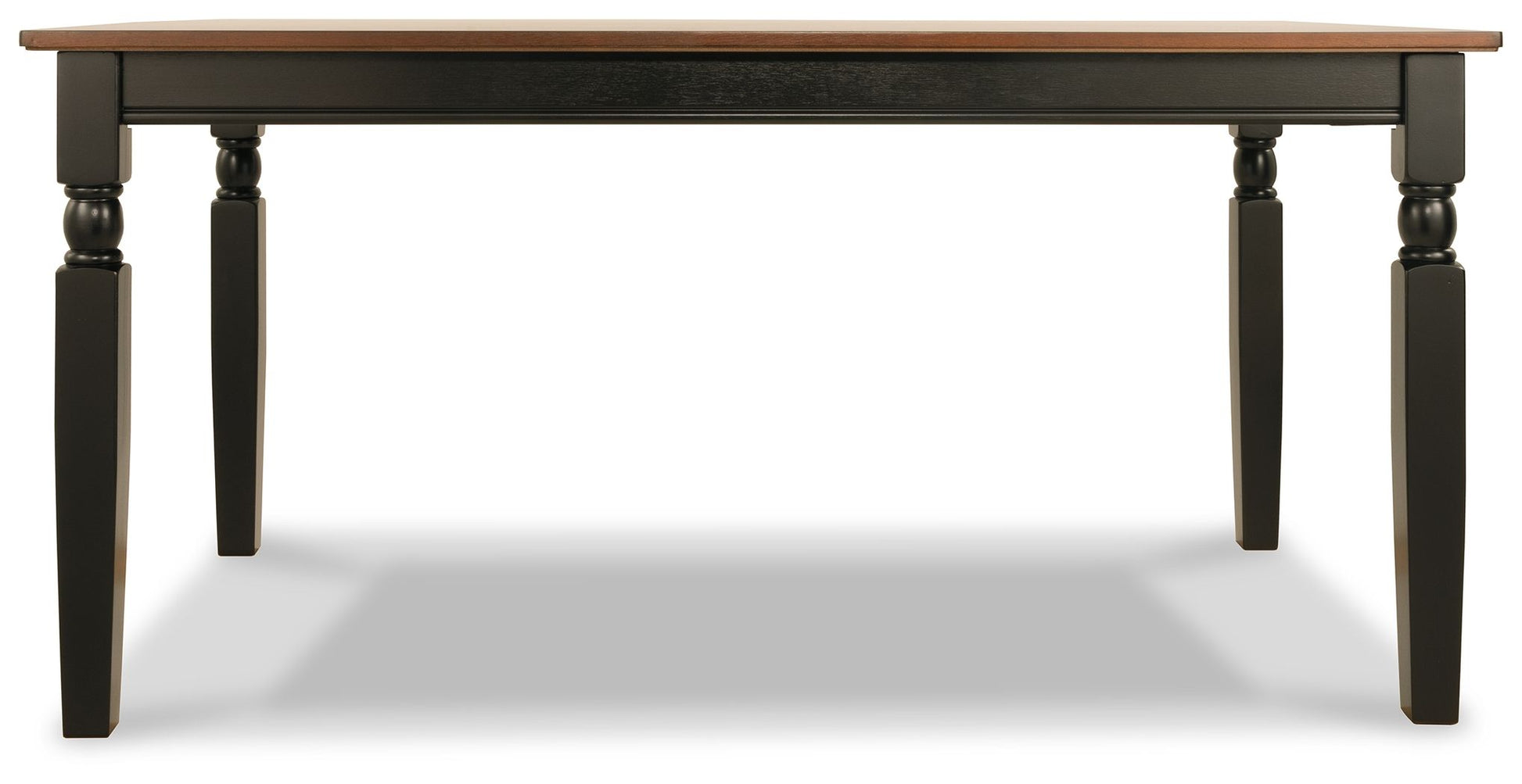 Owingsville - Black / Brown - Rectangular Dining Room Table - Hornell Furniture Outlet