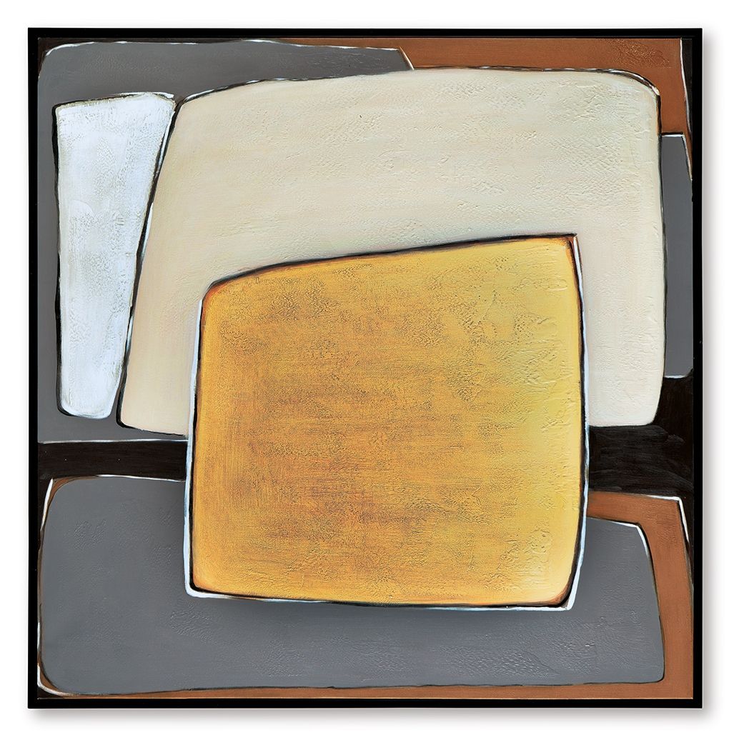 Actman - Cream / Brown / Gray - Wall Art - Hornell Furniture Outlet