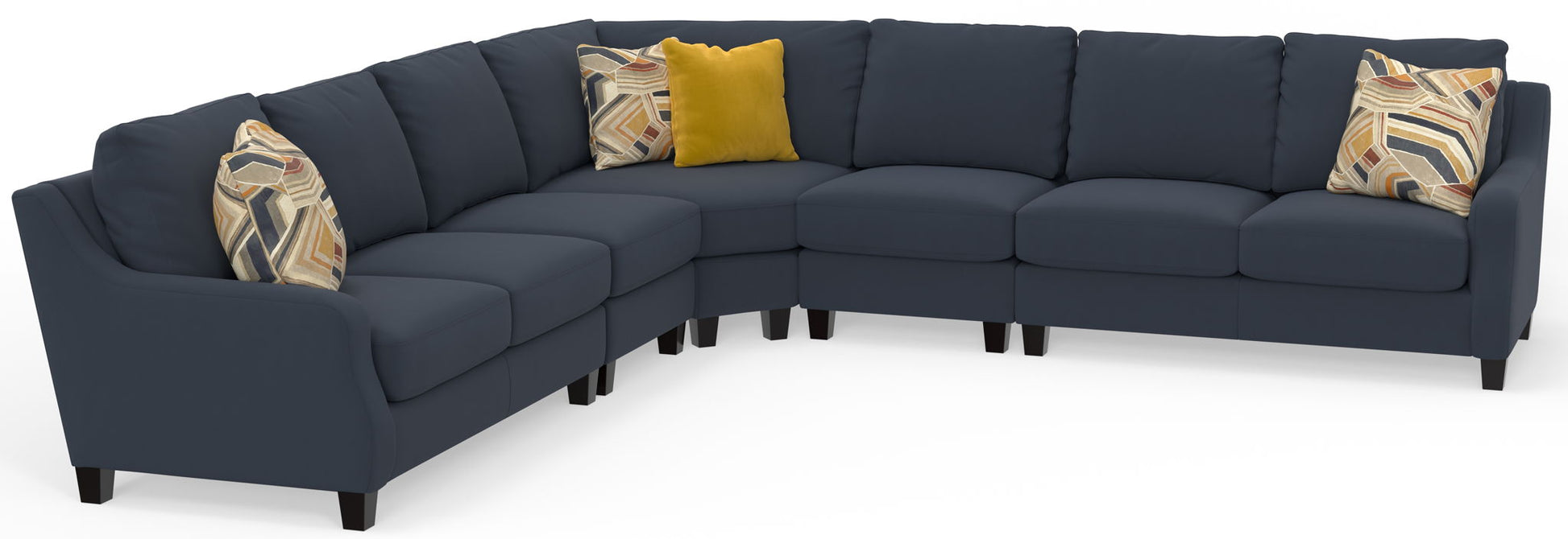 Foley - Sectional With Comfort Coil Seating And 4 Included Accent Pillows - Hornell Furniture Outlet