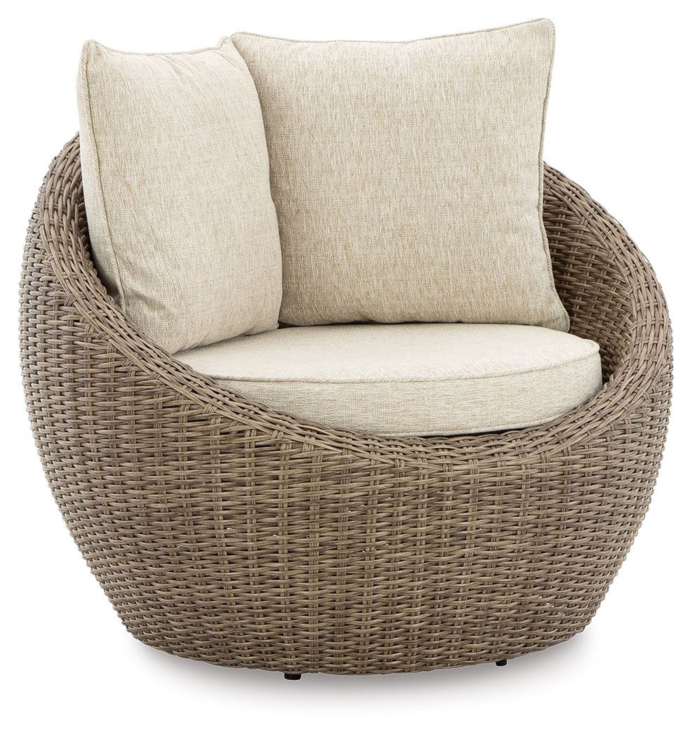 Danson - Swivel Lounge With Cushion - Hornell Furniture Outlet