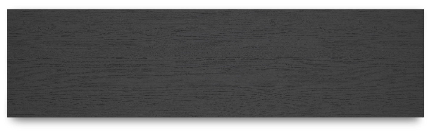 Cayberry - Black - TV Stand With Fireplace - Hornell Furniture Outlet