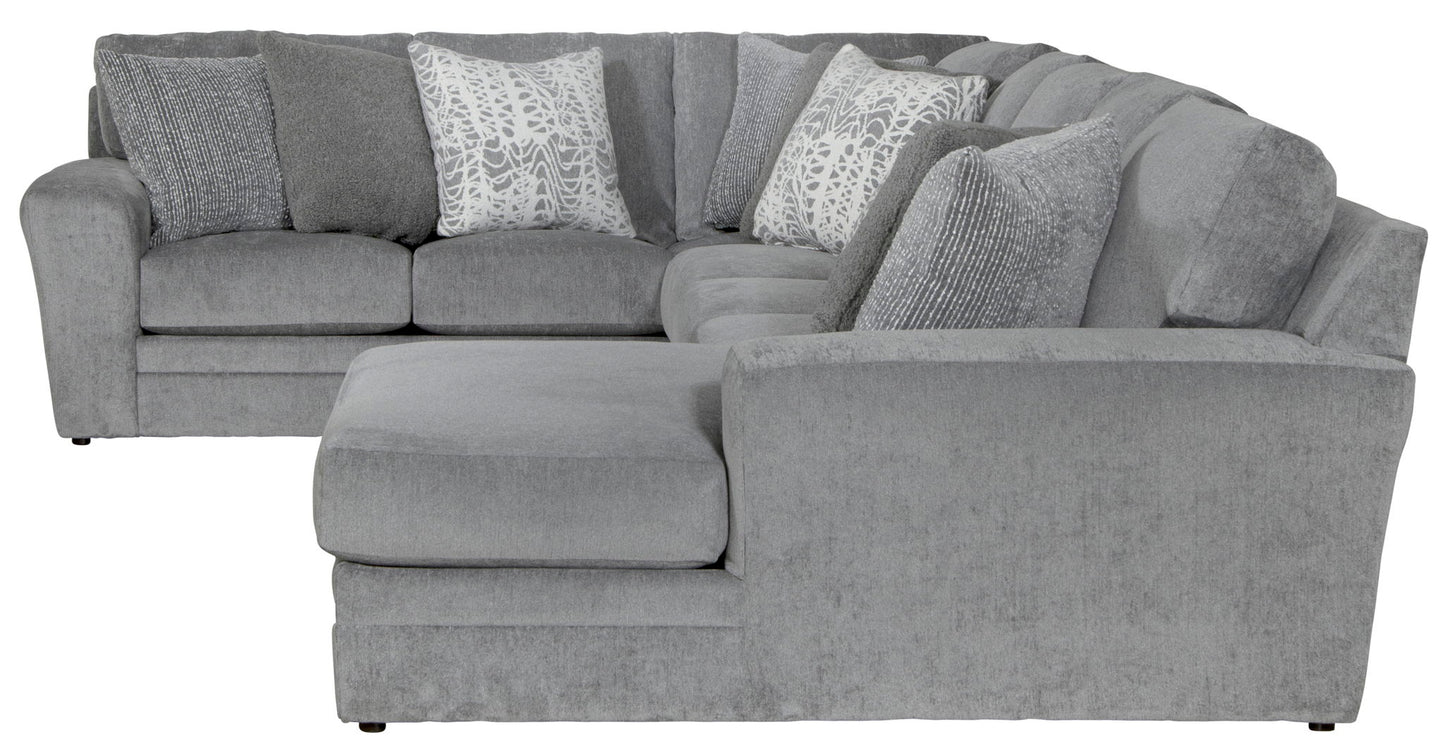 Glacier - Sectional With Included Accent Pillows - Hornell Furniture Outlet