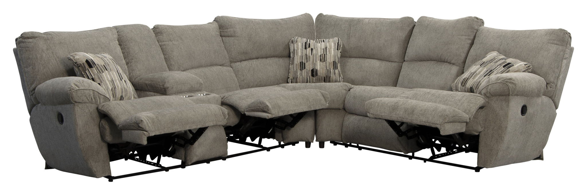 Elliott - Reclining Sectional - Hornell Furniture Outlet