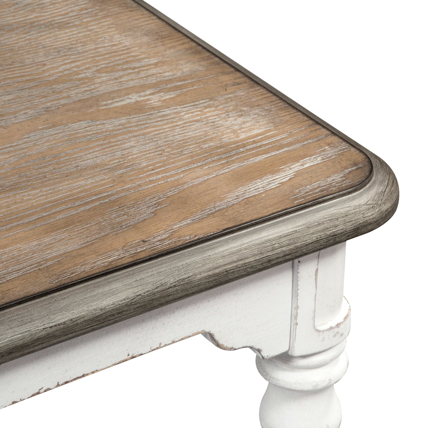 Magnolia Manor - Dining Bench - White - Hornell Furniture Outlet