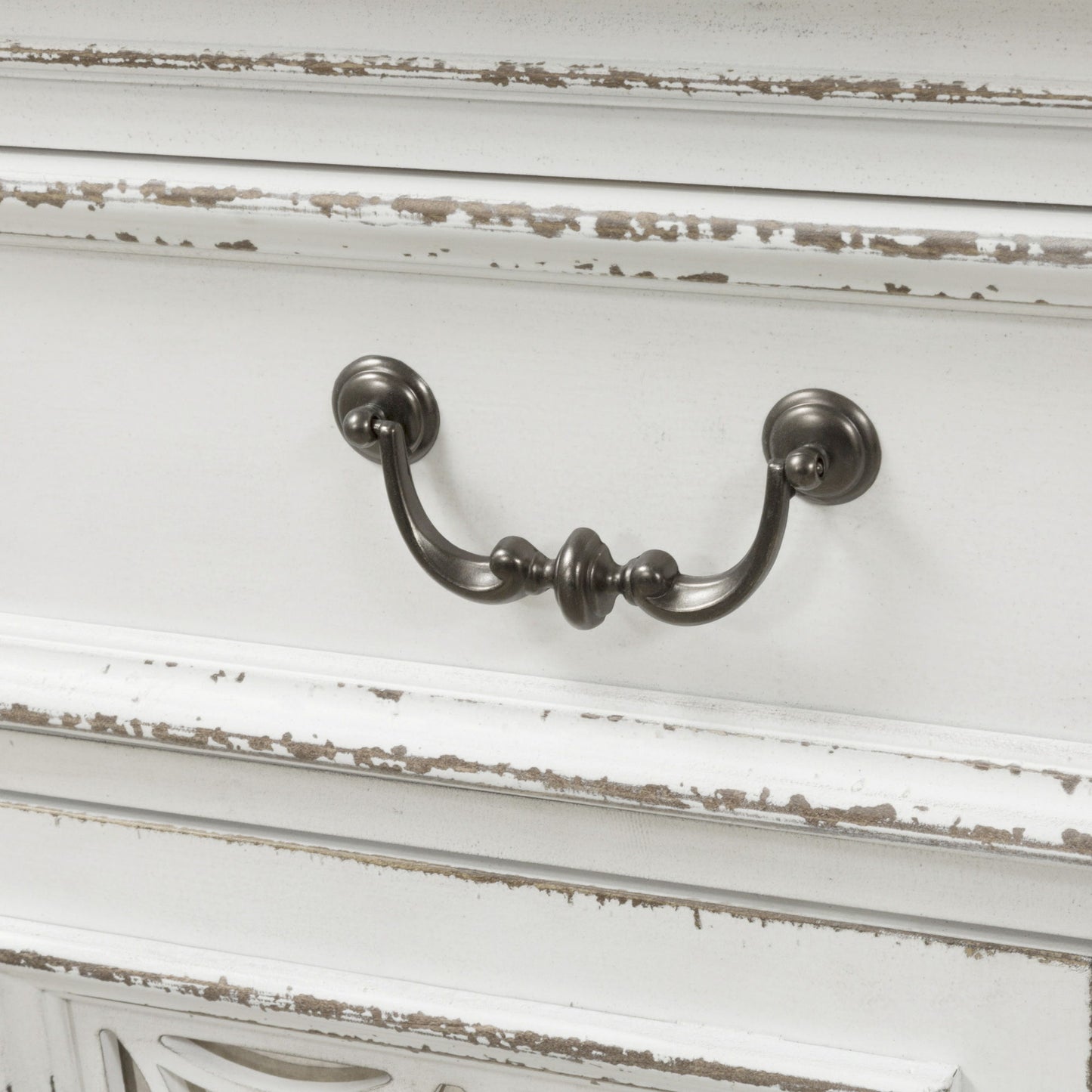 Magnolia Manor - Hall Buffet - White - Hornell Furniture Outlet