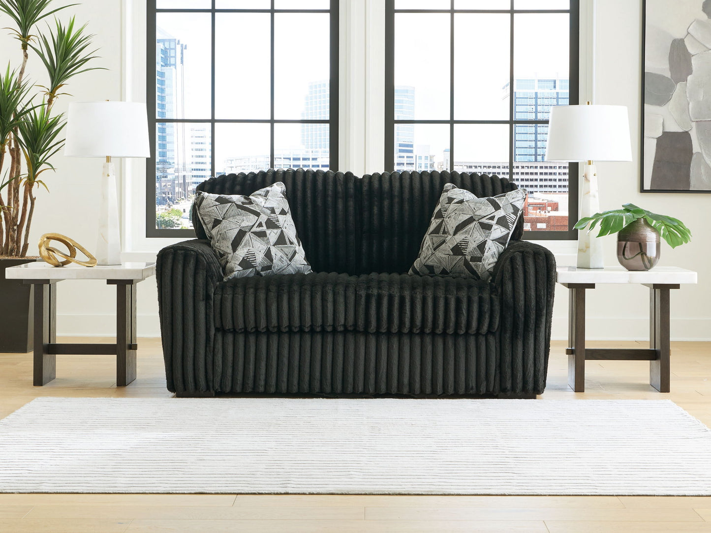 Midnight - Madness - Loveseat - Hornell Furniture Outlet