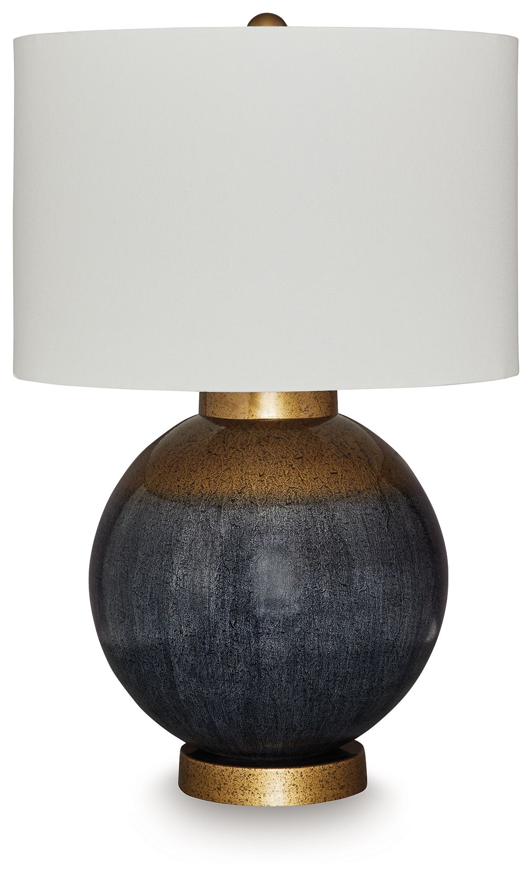 Adara - Blue / Gold Finish - Metal Table Lamp - Hornell Furniture Outlet