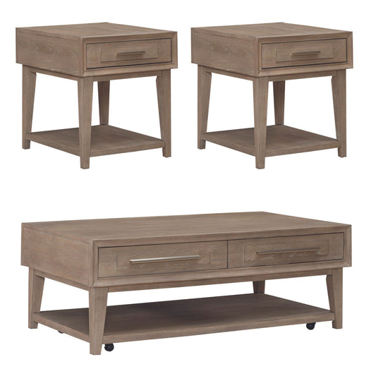 Brentwood - 3 Piece Set - Sandstone - Hornell Furniture Outlet