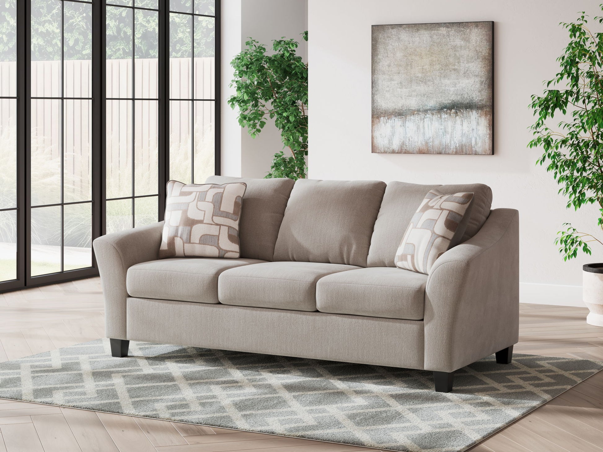 Willarae - Taupe - 2 Pc. - Sofa, Loveseat - Hornell Furniture Outlet