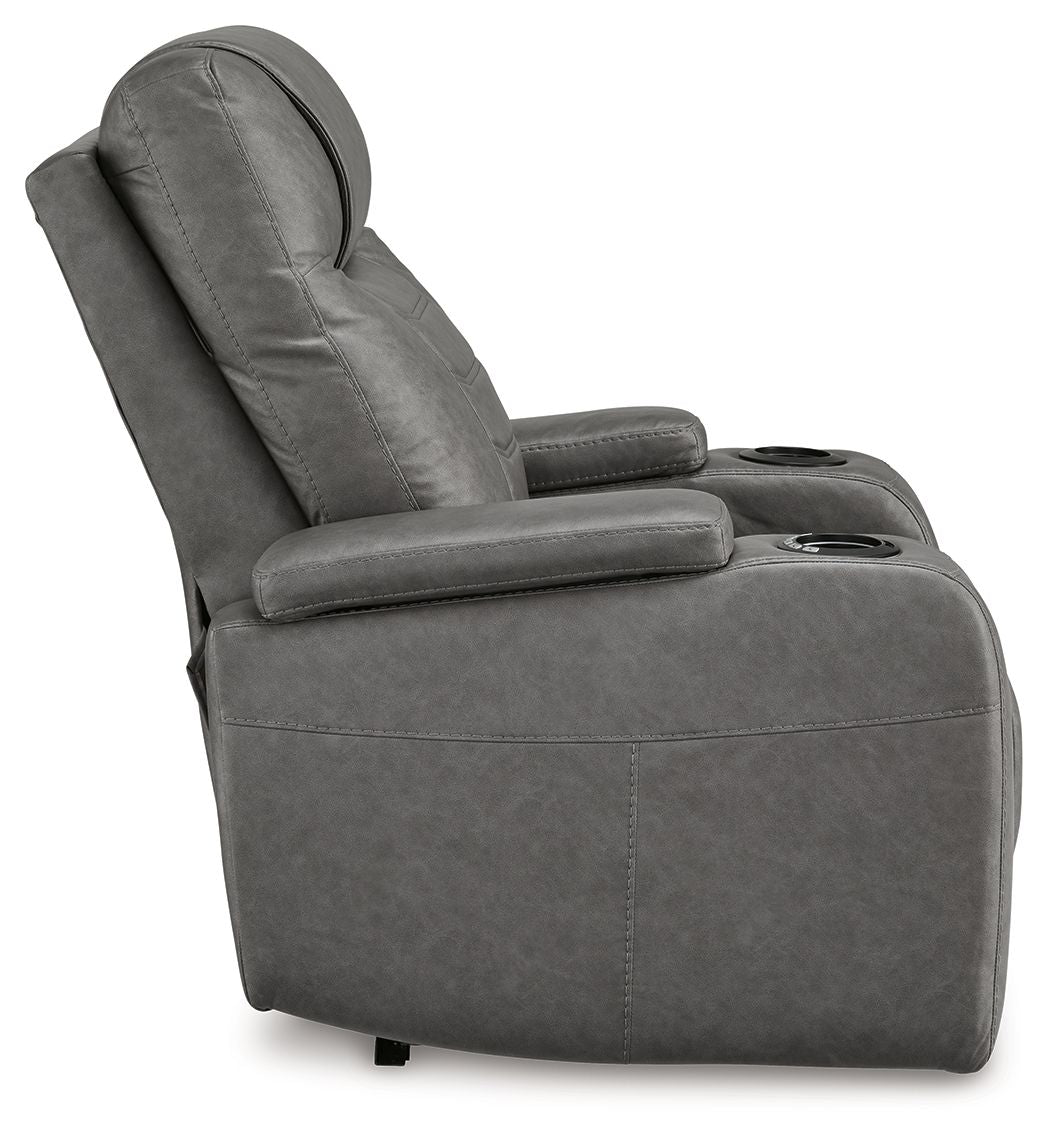 Schooner Rocks - Power Recliner / Adj Headrest - Hornell Furniture Outlet