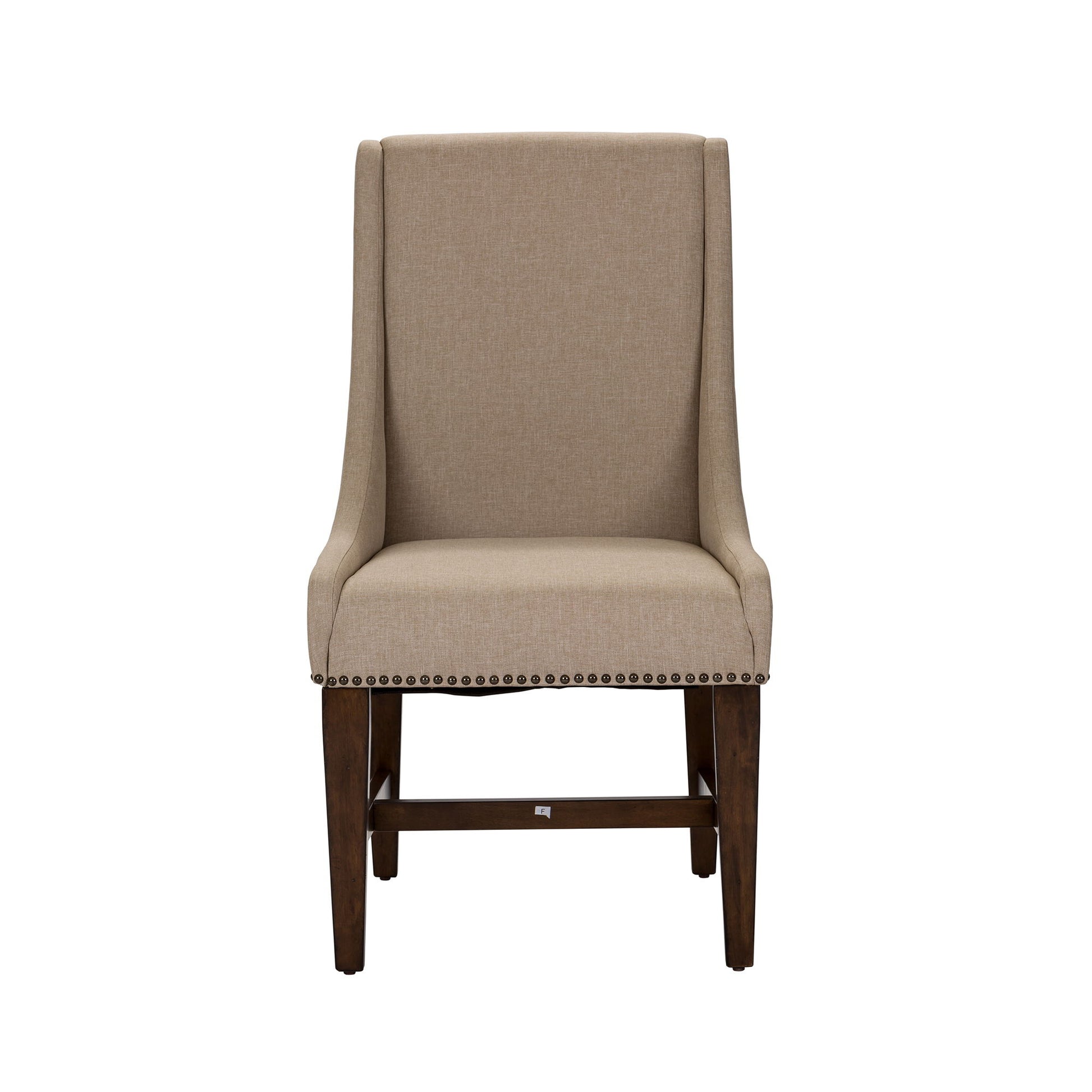 Armand - Upholstered Side Chair - Beige - Hornell Furniture Outlet