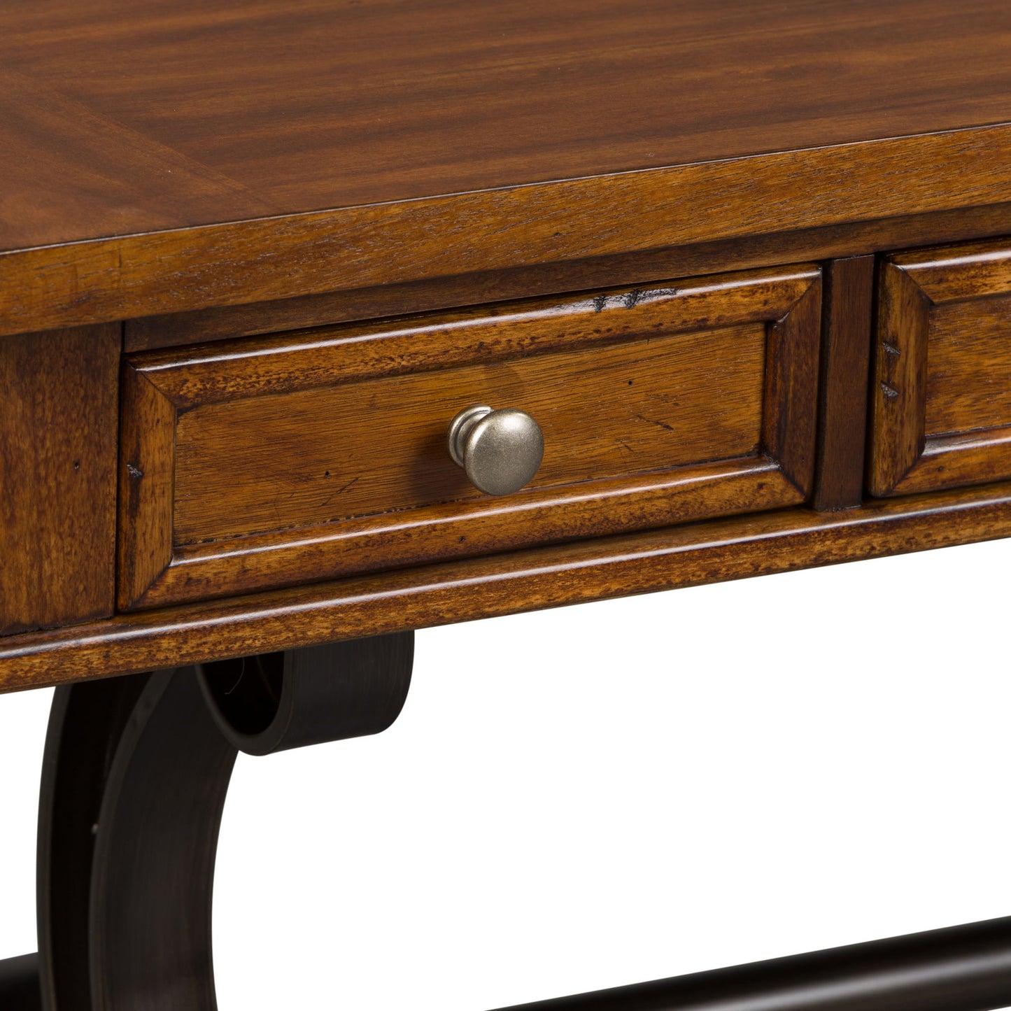 Arlington House - Writing Desk - Dark Brown - Hornell Furniture Outlet