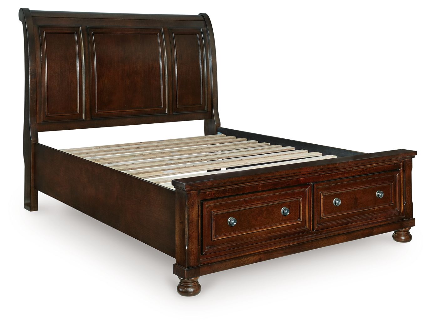 Porter - Sleigh Storage Bed - Hornell Furniture Outlet