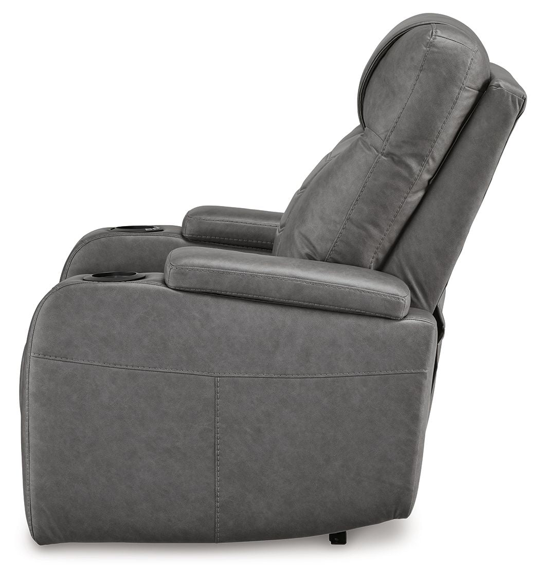 Schooner Rocks - Power Recliner / Adj Headrest - Hornell Furniture Outlet