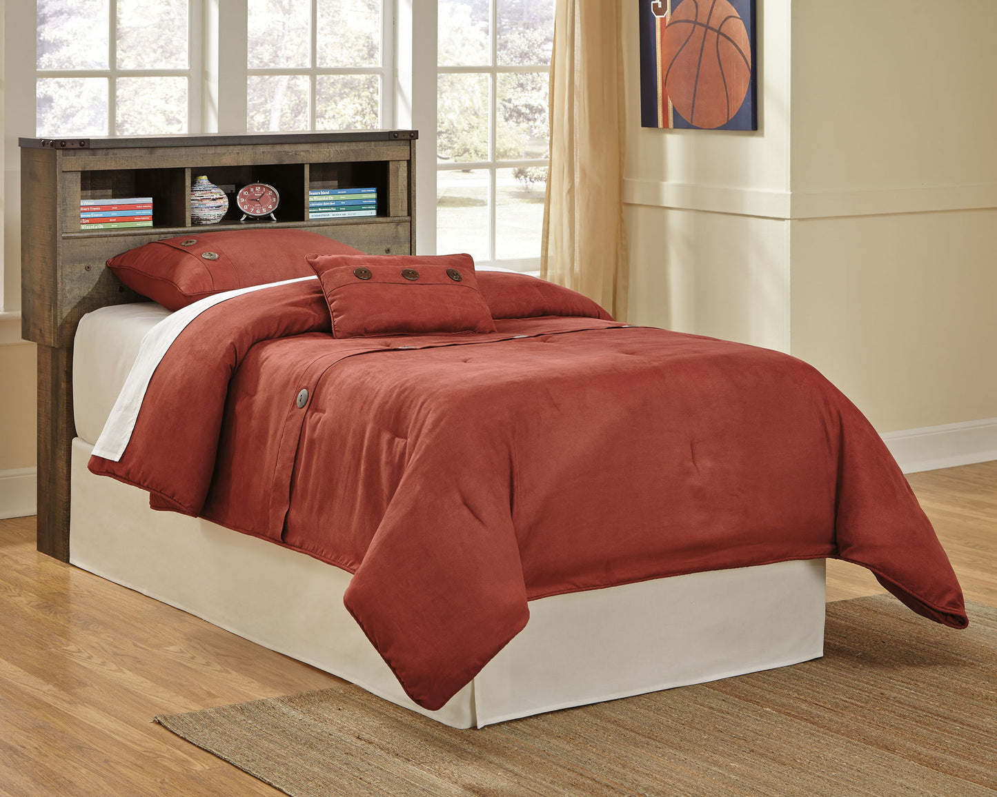 Trinell - Youth Bookcase Headboard - Hornell Furniture Outlet