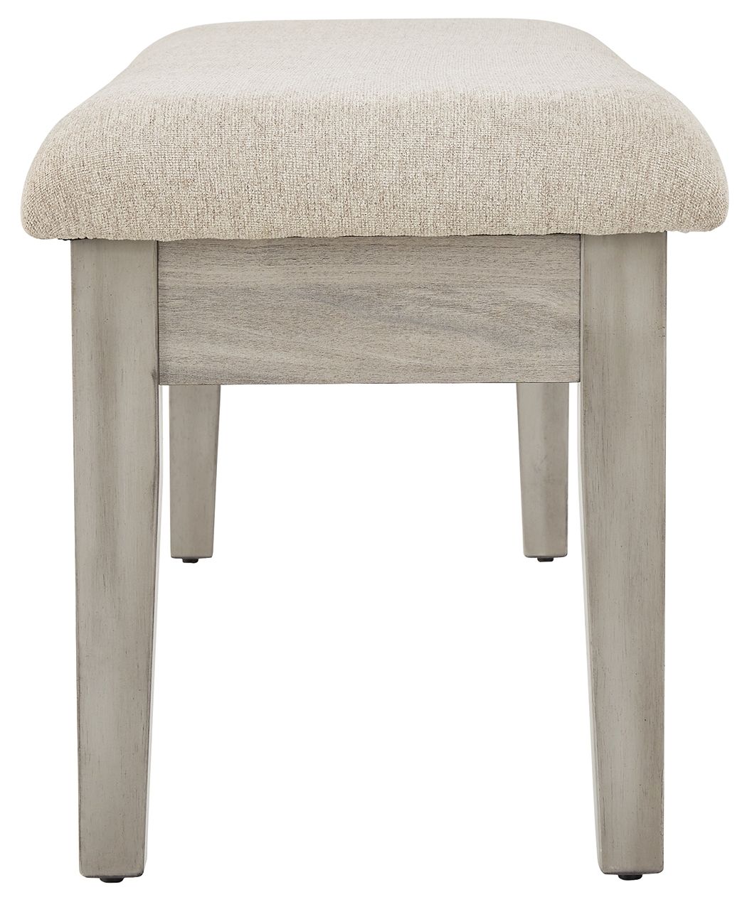 Parellen - Beige / Gray - Upholstered Storage Bench - Hornell Furniture Outlet