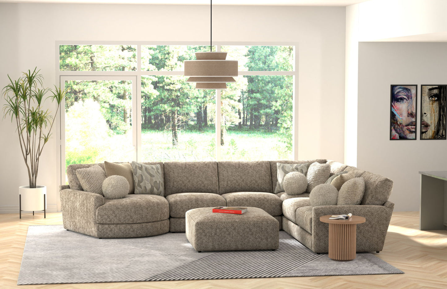 Turner - Sectional - Hornell Furniture Outlet