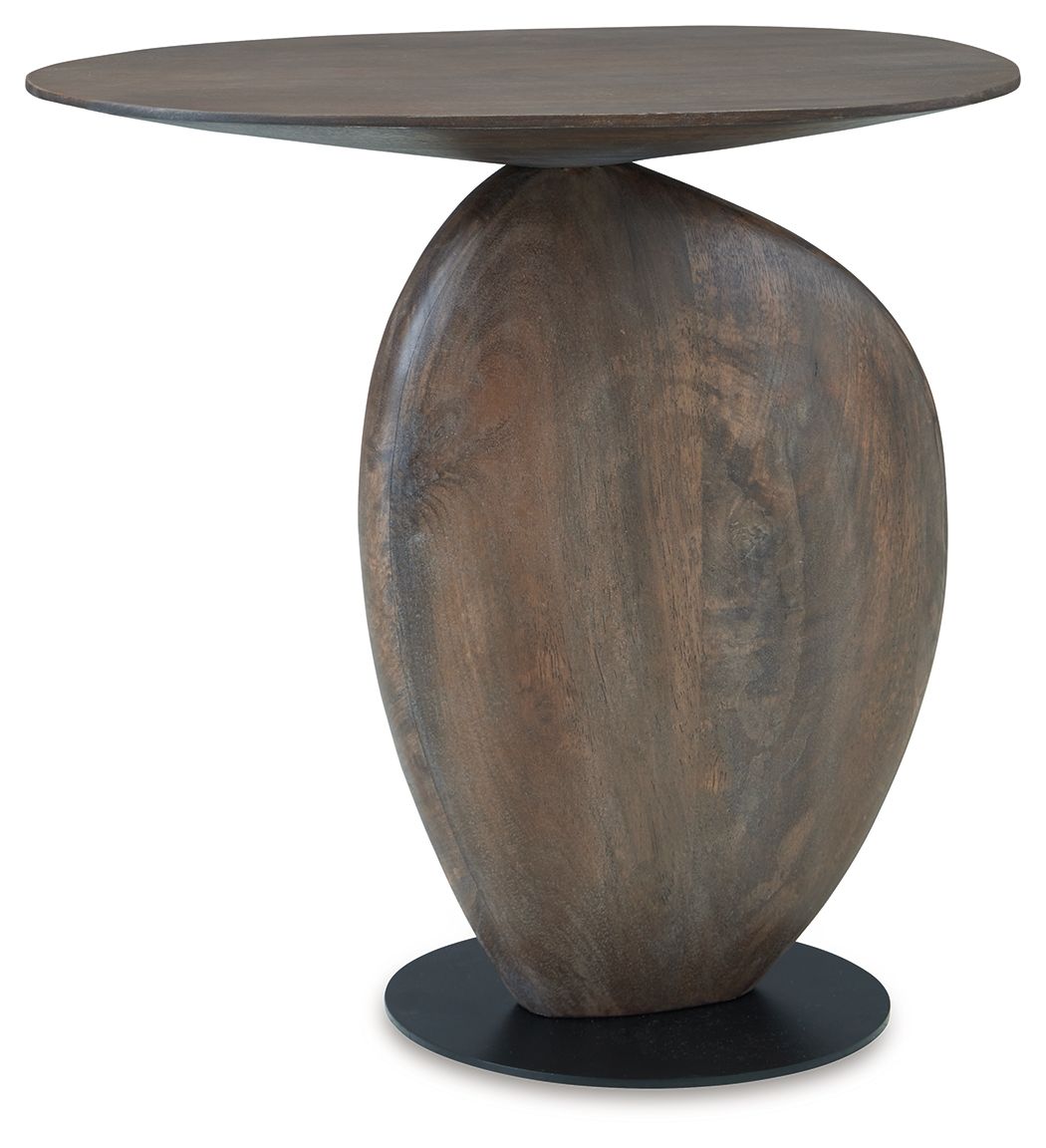 Cormmet - Brown / Black - Accent Table - Hornell Furniture Outlet