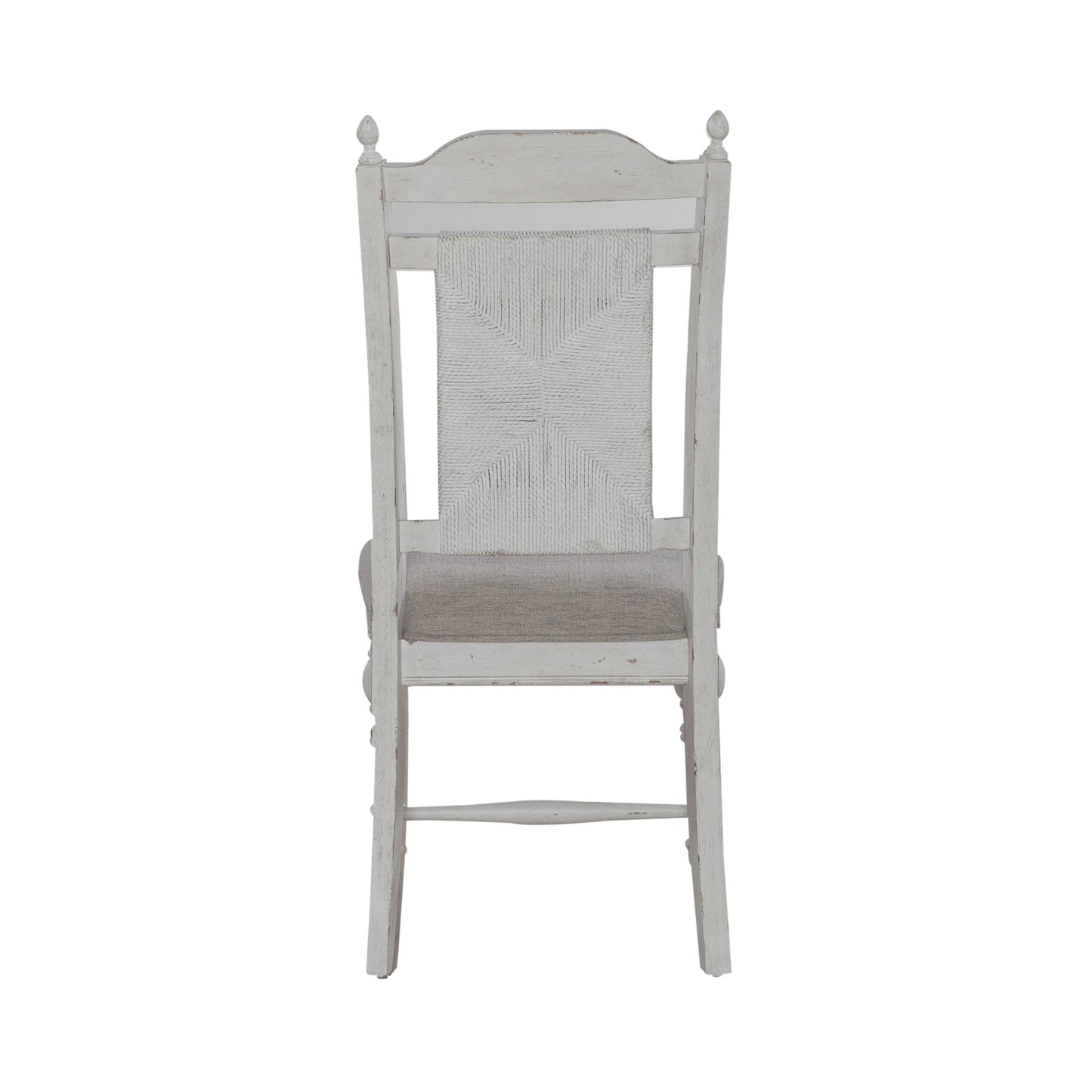 River Place - Panel Back Side Chair (RTA) - White - Hornell Furniture Outlet
