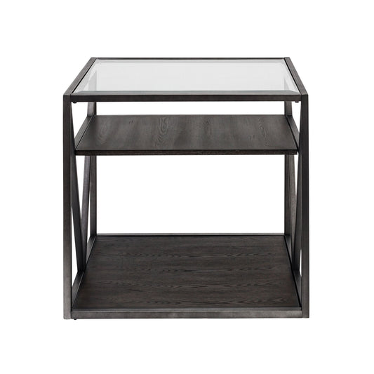 Arista - End Table - Dark Gray - Hornell Furniture Outlet