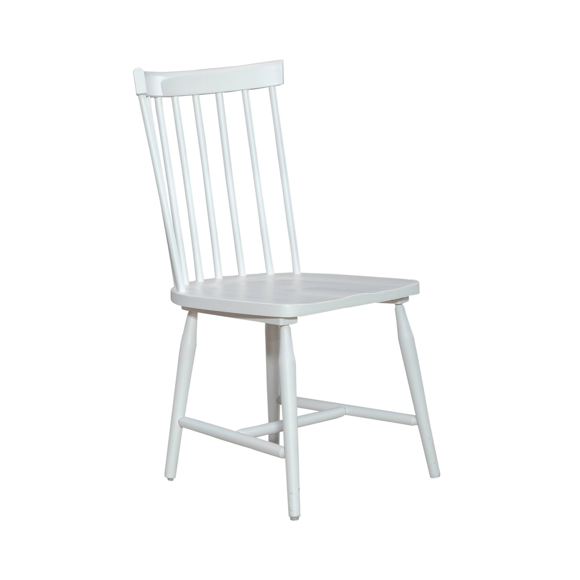 Palmetto Heights - Spindle Back Side Chair (RTA) - White - Hornell Furniture Outlet